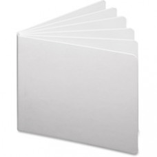 Ashley Blank Chunky Thick Pages Book - 12 Pages - Plain - 5" x 5" - White Paper - 1Each