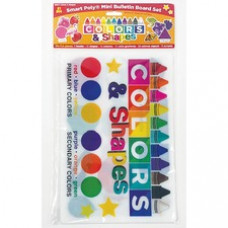 Ashley Colors & Shapes Bulletin Board Set - Theme/Subject: Fun - Skill Learning: Color, Shape - 1 Each