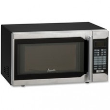 Avanti 700-watt One-Touch Microwave - Single - 5.24 gal Capacity - Microwave - 700 W Microwave Power - 110 V AC - Countertop - Black, Stainless Steel