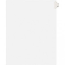 Avery® Individual Legal Exhibit Dividers - Avery Style - 25 x Divider(s) - Printed Tab(s) - Character - A - 1 Tab(s)/Set - 8.5