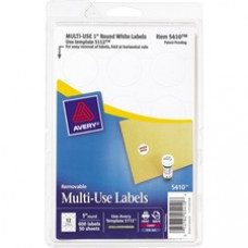 Avery® Removable ID Labels - Removable Adhesive - 1