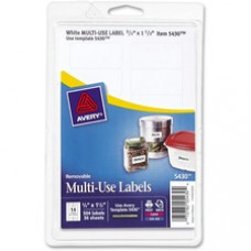 Avery® Removable ID Labels - Removable Adhesive - 1 1/2