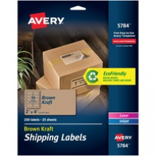 Avery® Kraft Brown Shipping Labels - 2