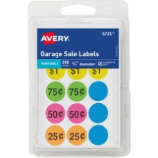 Avery® Garage Sale Stickers, 3/4