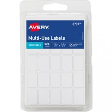 Avery® White Multi-Use Labels - Removable Adhesive - Rectangle - White - Paper - 25 / Sheet - 756 Total Sheets - 18900 Total Label(s) - 36 / Carton