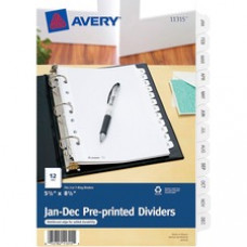 Avery® Mini Preprinted Dividers, 5-1/2