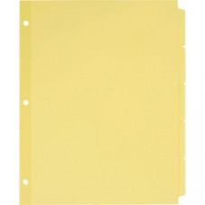 Avery® Plain Tab Write-On Dividers - 5 x Divider(s) - Write-on Tab(s) - 5 Tab(s)/Set - 8.5