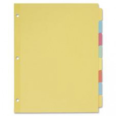 Avery® Plain Tab Write-On Dividers - 8 x Divider(s) - Write-on Tab(s) - 8 Tab(s)/Set - 8.5