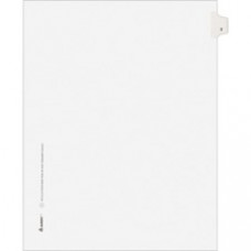 Avery® Individual Legal Exhibit Dividers - Avery Style - 1 Printed Tab(s) - Digit - 2 - 1 Tab(s)/Set - 8.5