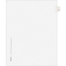 Avery® Individual Legal Exhibit Dividers - Avery Style - 1 Printed Tab(s) - Digit - 3 - 1 Tab(s)/Set - 8.5