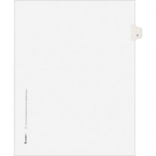 Avery® Individual Legal Exhibit Dividers - Avery Style - 1 Printed Tab(s) - Digit - 5 - 1 Tab(s)/Set - 8.5