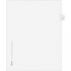 Avery® Individual Legal Exhibit Dividers - Avery Style - 1 Printed Tab(s) - Digit - 6 - 1 Tab(s)/Set - 8.5