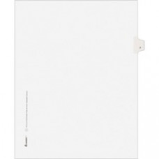 Avery® Individual Legal Exhibit Dividers - Avery Style - 1 Printed Tab(s) - Digit - 7 - 1 Tab(s)/Set - 8.5