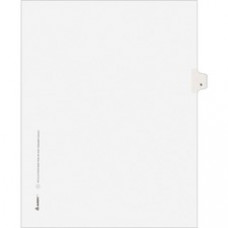 Avery® Individual Legal Exhibit Dividers - Avery Style - 1 Printed Tab(s) - Digit - 9 - 1 Tab(s)/Set - 8.5
