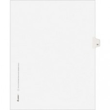 Avery® Individual Legal Exhibit Dividers - Avery Style - 1 Printed Tab(s) - Digit - 10 - 1 Tab(s)/Set - 8.5
