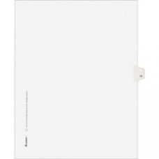 Avery® Individual Legal Exhibit Dividers - Avery Style - 1 Printed Tab(s) - Digit - 12 - 1 Tab(s)/Set - 8.5