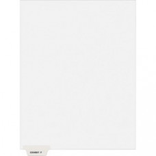 Avery® Individual Legal Dividers Avery® Style, Letter Size, Bottom Tab EXHIBIT F (11945) - 1 Printed Tab(s) - Character - EXHIBIT F - 1 Tab(s)/Set - 8.5