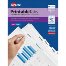 Avery® Printable Repositionable Tabs, 1-1/4