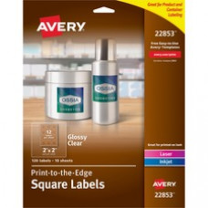 Avery® Sure Feed Glossy Labels - 2