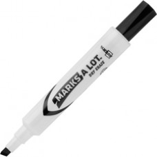 Avery® Marks A Lot(R) Desk-Style Dry Erase Marker, Chisel Tip, Black (24408) - Chisel Marker Point Style - Black - 12 / Dozen