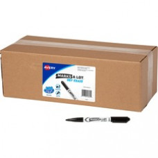 Avery® Marks-A-Lot Value Pack Dry Erase Markers - Bullet Marker Point Style - Black - 200 / Carton