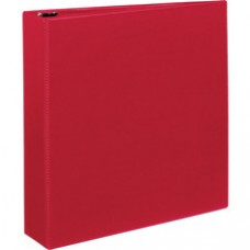 Avery® Durable Binder,2" Binder Capacity - Letter - 8 1/2" x 11" Sheet Size - 500 Sheet Capacity 3 x Slant D-Ring Fastener(s) 2 Internal Pocket(s) - Red - Recycled - 1 Each