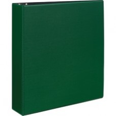 Avery® DuraHinge Slant D-ring Durable Binder - 2" Binder Capacity - Letter - 8 1/2" x 11" Sheet Size - 500 Sheet Capacity - 3 x Slant D-Ring Fastener(s) - 2 Internal Pocket(s) - Green - Recycled - 1 Each