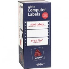 Avery® Continuous Form Computer Labels, Permanent Adhesive, 4