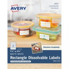 Avery® Dissolvable Rectangle Labels - 1 1/4