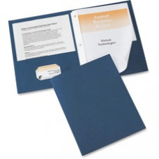 Avery® Two-Pocket Folders, 70-Sheet Capacity, 25 Dark Blue Folders (47975) - Letter - 8 1/2