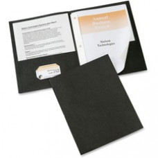 Avery® Two-Pocket Folders, 70-Sheet Capacity, 25 Black Folders (47978) - Letter - 8 1/2