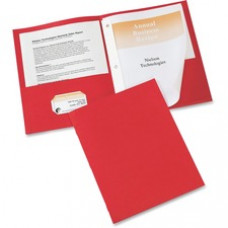Avery® Two-Pocket Folders, 70-Sheet Capacity, 25 Red Folders (47979) - Letter - 8 1/2
