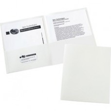 Avery® Two-Pocket Folders, 40-Sheet Capacity, 25 White Folders (47991) - Letter - 8 1/2