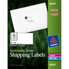 Avery® EcoFriendly Shipping Labels, Permanent Adhesive, 2