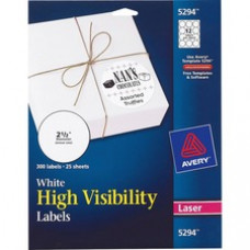 Avery® High-Visibility Labels, 2-1/2
