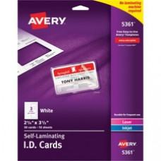 Avery® Self-Laminating ID Cards, 2