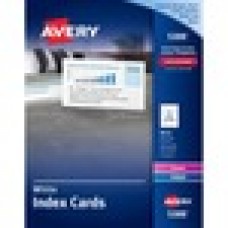 Avery® Index Cards, Uncoated, Two-Sided Printing, 3