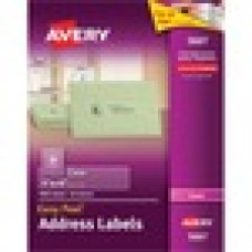 Avery® Matte Clear Address Labels, Sure Feed(TM) Technology, Laser, 1