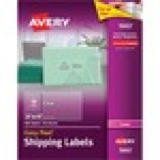 Avery® Matte Clear Shipping Labels, Sure Feed(TM) Technology, Laser, 2