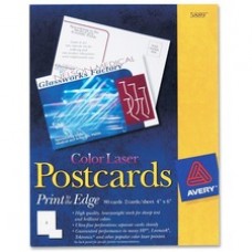 Avery® Postcards, Uncoated, Two-Sided Printing, 4