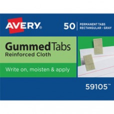 Avery® Gummed Index Tabs, Reinforced Cloth, 7/16
