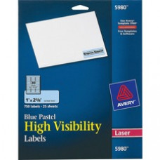 Avery® High-Visibility Laser Printable Labels (5980) - Permanent Adhesive - 1