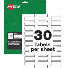 Avery® PermaTrack Tamper-Evident Asset Tag Labels - 0.75
