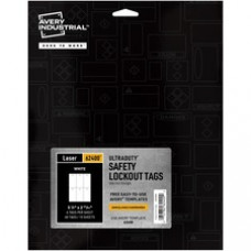 Avery® UltraDuty Lock Out Tag Out Hang Tags - 2.92