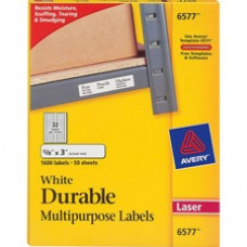 Avery® Durable ID Labels, Permanent Adhesive, 5/8