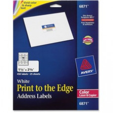 Avery® Address Labels, Sure Feed(TM) Technology, Print to the Edge, Permanent Adhesive, 1-1/4