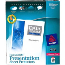 Avery® Diamond Clear Heavyweight Sheet Protectors - For Letter 8 1/2