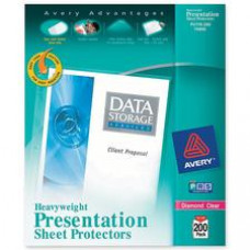 Avery® Diamond Clear Heavyweight Sheet Protectors - For Letter 8 1/2" x 11" Sheet - Clear - Polypropylene - 200 / Box