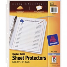 Avery® Standard Weight Sheet Protectors - For Letter 8 1/2