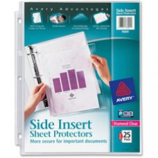 Avery® Side Insert Sheet Protectors - For Letter 8 1/2